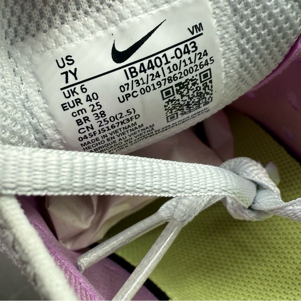 Nike Air Max 270 (GS) Running Platinum Rush Fuchsia Youth Sz 7Y/ Womens 8.5 - Picture 11 of 11